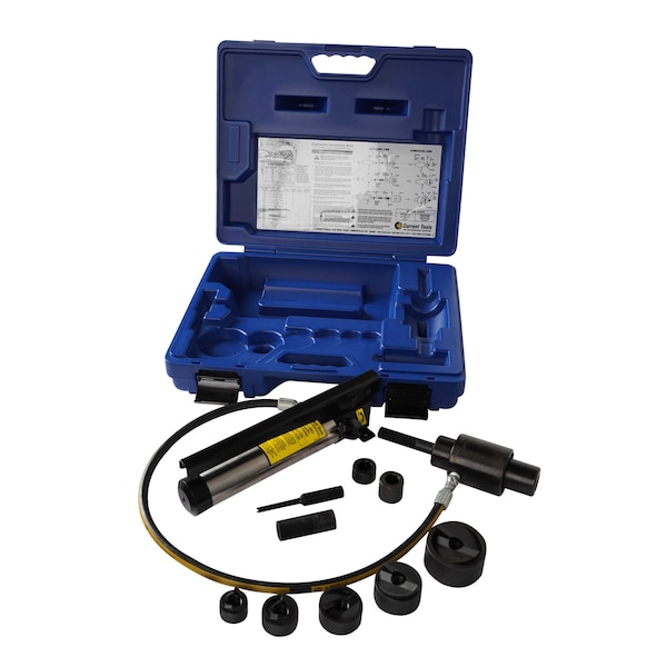 1/2" to 2"  Piece Maker Hydraulic Knock-Out Set